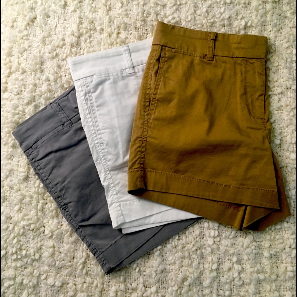 J. Crew Chino Shorts bundle - Size 4